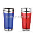 16oz sublimation double wall travel mug with screw lid